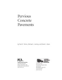 cover of the book Pervious concrete pavements