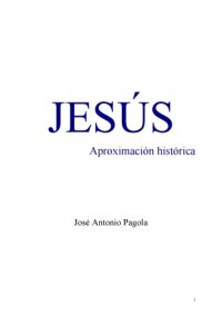 cover of the book Jesús: aproximación histórica