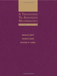 cover of the book A Transition to Advanced Mathematics, 7th Edition