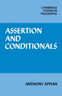 cover of the book Assertion and Conditionals