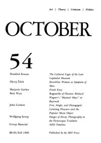 cover of the book October journal No.54 Autumn (1990)