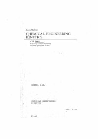 cover of the book Chemical Engineering Kinetics J M Smith, Second Edition