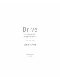 cover of the book Drive: The Surprising Truth about What Motivates Us