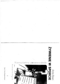 cover of the book Żywienie w sporcie: kompletny przewodnik