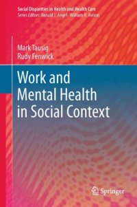 cover of the book Work and Mental Health in Social Context