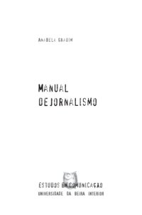 cover of the book Manual de Jornalismo