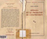 cover of the book Spinoza et le problème de l'expression