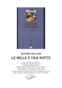 cover of the book Le mille e una notte