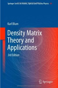 cover of the book Density Matrix Theory and Applications