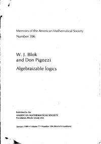 cover of the book Algebraizable logics