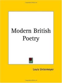 cover of the book Modern British Poetry