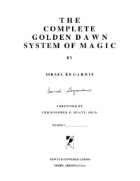 cover of the book Complete Golden Dawn System of Magic