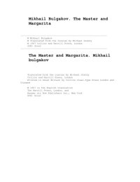 cover of the book The Master and Margarita