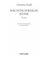 cover of the book Nachtschwarze Küsse