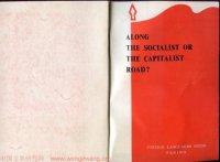 cover of the book Along the Socialist or Capitalist Road?