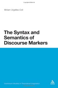 cover of the book The Syntax and Semantics of Discourse Markers