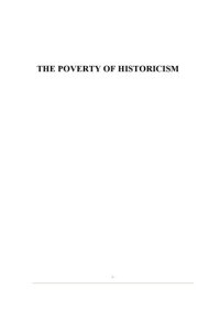 cover of the book The Poverty of Historicism