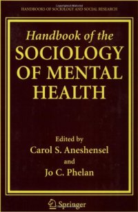 cover of the book Handbook of the Sociology of Mental Health