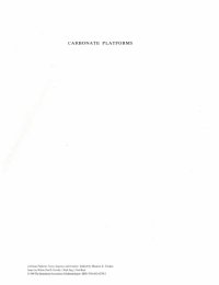 cover of the book Carbonate Platforms: Facies, Sequences and Evolution (IAS Special Publication 9)