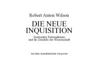 cover of the book Die neue Inquisition. Irrationaler Rationalismus und die Zitadelle der Wissenschaft