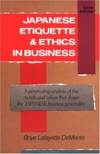 cover of the book Japanese Etiquette & Ethics In Business