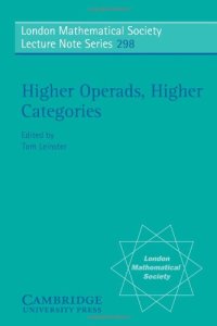 cover of the book Higher Operads, Higher Categories