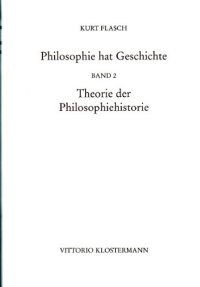 cover of the book Philosophie hat Geschichte. Band 2: Theorie der Philosophiehistorie