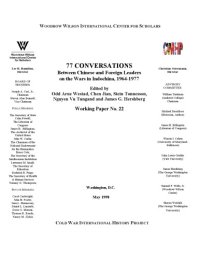 cover of the book CONVERSATIONS Between Chinese and Foreign Leaders