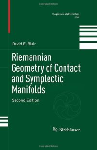 cover of the book Riemannian Geometry of Contact and Symplectic Manifolds