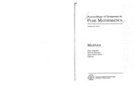 cover of the book Motives (Proceedings of Symposia in Pure Mathematics, Vol 55, Part 1)