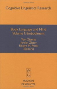 cover of the book Body, Language and Mind: Volume 1: Embodiment (Cognitive Linguistic Research 35.1)