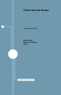 cover of the book Critical Security Studies: Concepts and Cases (Borderlines series)