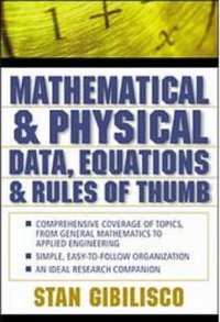 cover of the book Mathematical and Physical Data, Equations, and Rules of Thumb