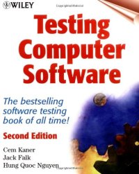 cover of the book Testing Computer Software