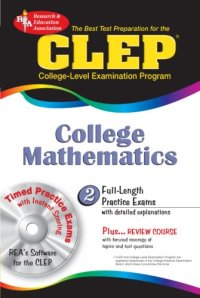 cover of the book CLEP College Mathematics