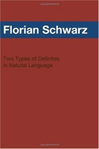 cover of the book Two Types of Definites in Natural Language