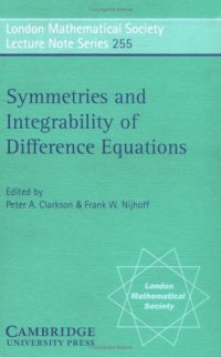 cover of the book Symmetries and integrability of difference equations