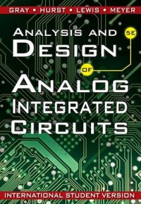 cover of the book Analysis and Design of Analog Integrated Circuits, 5th edition