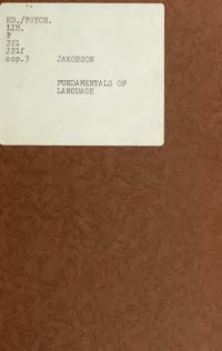 cover of the book Fundamentals of Language