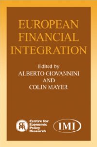 cover of the book European Financial Integration