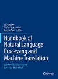 cover of the book Handbook of Natural Language Processing and Machine Translation: DARPA Global Autonomous Language Exploitation