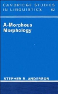 cover of the book A-Morphous Morphology