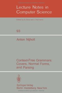 cover of the book Context-free grammars: Covers, normal forms, and parsing