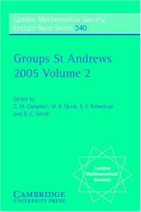 cover of the book Groups St Andrews 2005, Volume 2