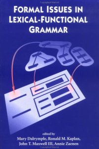 cover of the book Formal Issues in Lexical-Functional Grammar