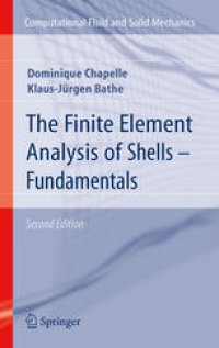 cover of the book The Finite Element Analysis of Shells - Fundamentals