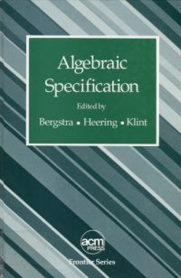 cover of the book Algebraic Specification (Acm Press Frontier Series)