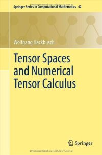 cover of the book Tensor Spaces and Numerical Tensor Calculus