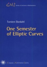 cover of the book One Semester of Elliptic Curves (EMS Series of Lectures in Mathematics)