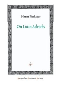 cover of the book On Latin Adverbs (Amsterdam University Press - Amsterdam Archaeological Studies)